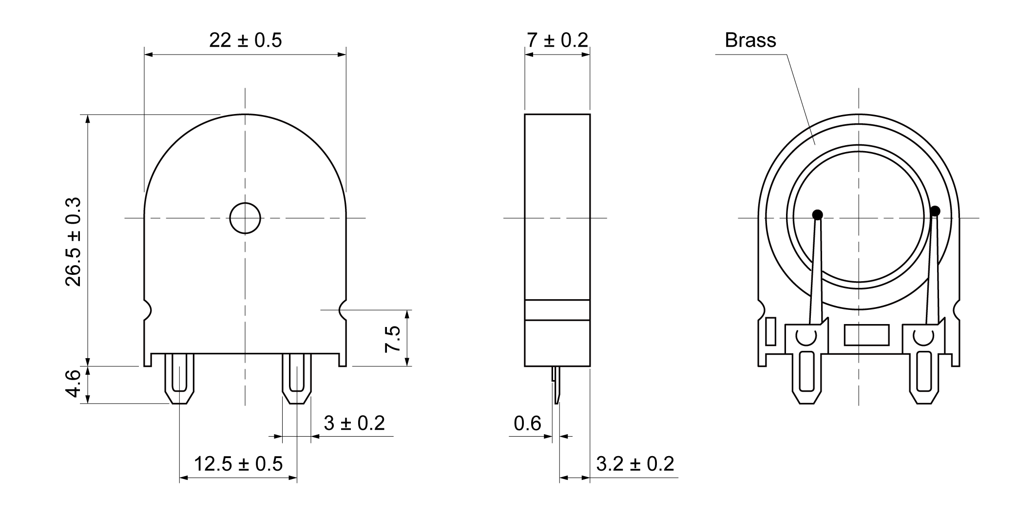 XPT272207-20A32-T Mechanical Drawing